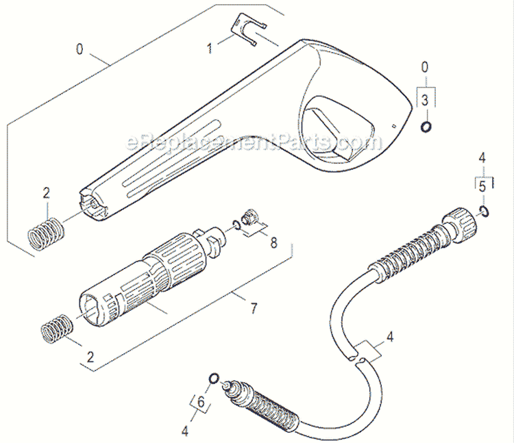 Page I Diagram and Parts List for K272 K 270 1.227-115.0 Karcher Pressure Washer